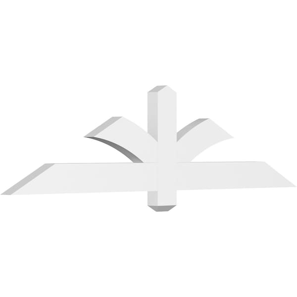 Ekena Millwork Redmond Architectural Grade PVC Gable Bracket, 60"W x 15"H x 2"D x 4"F, 6/12 Pitch GBP060X15X0204RED00 - main